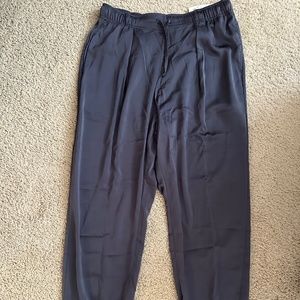 H&M silk type jogger pant.